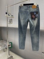 驴牌 2025Ss春夏新款修身小脚牛仔裤 完美洗水工艺 定制顶级五金Logo 独家定制微弹面料 码数：29-38 35.37