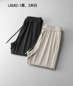 P250 春夏新款 New For Summer ；弹力高端莱赛尔亚麻面料，柔软舒适 款号：L8682-1黑，2卡其 码数：1黑30-40，2卡其30-38 版