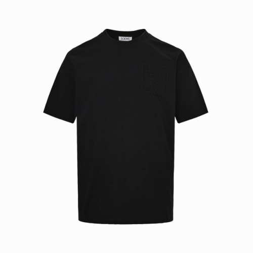 Loewe 罗意威 25Ss 胸口凹凸Logo压胶短袖 购入原版开模打造，全套定制辅料，所有细节完美还原 定织定染260G纯棉双纱紧密棉面料，洗水后达280G