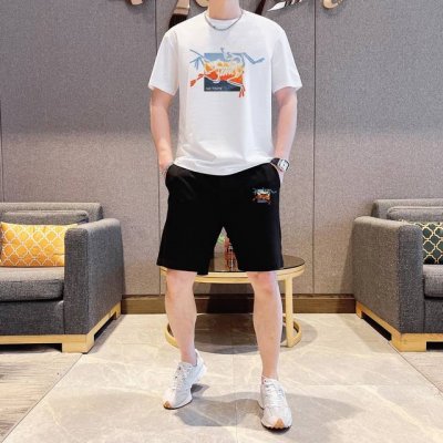 直 品牌 Arcteryx 始祖鸟 2025新款男士短袖短裤套装！官网同步销售！市面高端版本！手感细腻柔软！让你穿着更加舒适！立体裁剪版型超赞！尺码:M-5Xl