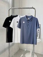 8809# 速干Polo Descente迪桑特 春夏男士女士同款运动休闲翻领短袖Polo衫T恤 适宜春夏穿着的轻薄短袖 高品质运动属性面料制成，触感细腻柔软，