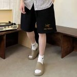 arcteryx 始祖鸟经典基础款烫金小Logo短裤 三色可选 鸟家户外经典短裤 休闲运动都可驾驭 夏季必备百搭短裤 采用高品质纯棉面料 上身舒服透气不闷热 经