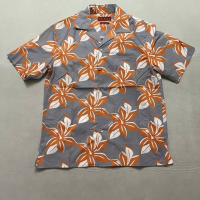 Gucci满印花小字母短袖衬衫