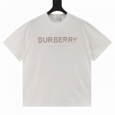 巴宝莉Burberry 经典款格纹贴布刺绣短袖 size:Xs-Xl
