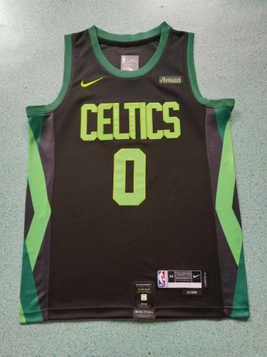 款号：S73 顶级刺绣版本 Nike Nba 25赛季波士顿凯尔特人队 獭兔 杰森.塔图姆 0号 篮球运动球衣 颜色：绿色 尺码：S-2Xl 面料：定制260G