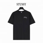 stussy 斯图西 25Ss 水银效果签名Logo印花短袖T恤 采用水银效果大Logo设计，260G纯棉面料厚实立挺不软塌，版型正， 柔软舒适透气，不闷热，不