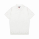120 Thom Browne 汤姆布朗 织带针织Polo衫 升级，灵感源自八十年代复古 原版面料 官方同款 Polo衫 定制 网纱毛衣针织面料 手感非常舒服