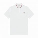品牌：蒙口 Moncler 面料：纯棉珠地 原版面料 克重：230 颜色：黑色 白色 藏青 尺码：M-Xxl 国际顶级设计师匠心之作 经典款 百年不衰 领口拼接