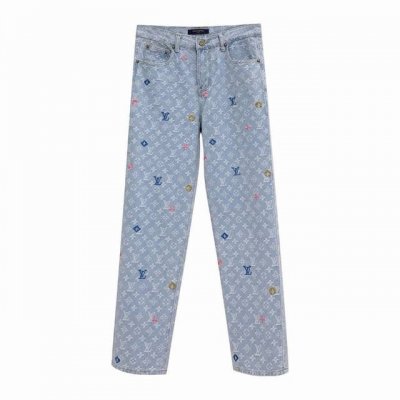 款号K105 爆款推荐 Louis Vuitton24春夏Tyler联名系列！Monogram满幅Logo提花彩色老花牛仔外套！ Lv衣橱一男女春季时尚单品 ，