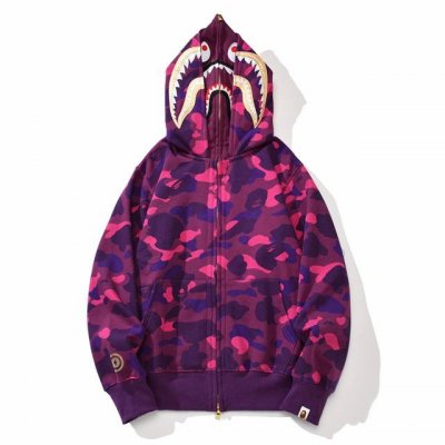 上新 高版本 Bape 鲨鱼头土豪金双帽迷彩卫衣 形象让你成为最靓仔 官网发售款｜超级推荐｜超人气单品 亮点满满 秋冬宽松连帽卫衣 不起球不变形 原装包装 正品