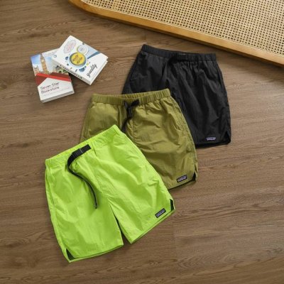 新款上新 品牌：Patagonia 巴塔哥尼亚 尺码：M-L-Xl-Xxl-Xxxl 颜色：黑色-亮绿色-军绿色 类型：机能腰带速干短裤 材质：进口运动速干面料