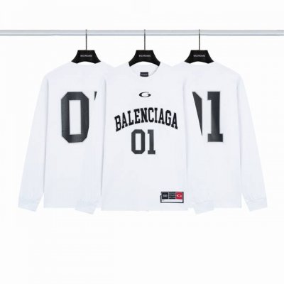 巴黎世家Balenciaga 球服01号长袖P140 2025Ss新主麦上身 刺绣为进口田岛万针刺绣贴布绣工艺 印花采用进口椭圆机胶浆印花 还原正品细节 区别市