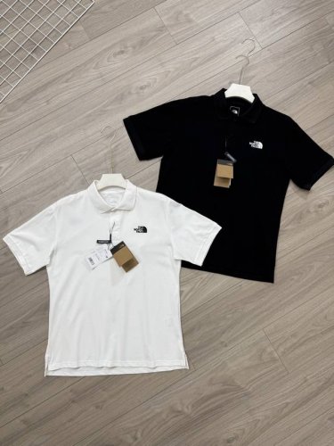 丶上新 北面针织Polo衫 细节图 Thenorthface25Ss北面剌绣Tnf夏季翻领Polo衫短袖T恤 采用240克全棉珠地棉面料、定制纽扣顶级通货 胸口