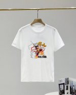上新！定制款哪吒魔童降世联名款！夏季新品情侣款圆领短袖T恤 面料采用法国进口的纯棉面料，质感细腻饱满，上身亲肤有型！男女同款！ 尺码：S-3Xl 颜色：黑色 白