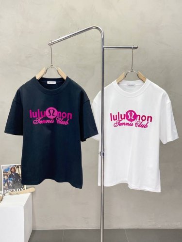 Lululenmon露露乐蒙独家专供新款原单男士休闲短袖 高端定制 高版本 时尚百搭爆款进口面料 手感超柔软细腻 穿着亲肤舒适 高端精品 代工厂p精细做工 上身