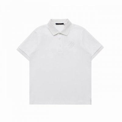 顶级复刻版本 Louis Vuitton Lv路易威登 新款刺绣翻领Polo衫短袖T恤 面料: 280G重磅纯棉，随意对比 砖柜同步。第一时间正品开发研制。欢迎