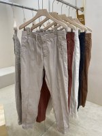 主推 Zegna25Ss新款五色薄款弹力休闲裤，这款休闲裤采用棉质面料制作而成，上身轻薄舒适，弹力抽绳腰头，弹力脚口，面料舒适柔软，是男士休闲运动的百搭神器，强