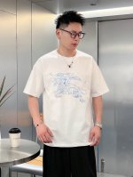 burberry 巴宝莉 2025春夏新品 三标齐全 丝光棉短袖T恤 好货不用过多介绍 看细节 专柜码数：M-Xxxl 175 140建议L