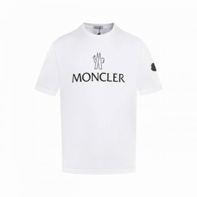 款号C09 Moncler 蒙口 字母Logo Logo标识精致升级，灵感源自八十年代复古 原版面料 官方同款 短袖T恤 定制270克同缸染面料 手感非常舒服