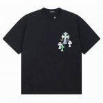 款号Ys32 夏季新款Ch印花十字架高端短袖T恤百搭情侣 采用250克双纱纯棉面料 .高克重。1：1版型。官网同步黑白两色S-Xl