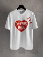 高品质 Louis Vuitton 路易威登 Nigo联名圆领短袖T恤 三标齐全 采用高克重克重纯棉面料！前后立体印花，手感非常舒服 Os落肩版型，时尚又个性，