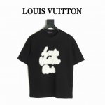 Louis Vuitton 路易威登 Lv 25Ss 晕染签名短袖T恤 面料采用定制240G 26支特滑双股精棉平纹高密无尘全棉布料。前幅高密度加厚，走线平整，