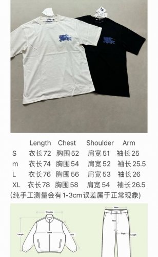 Burberry 巴宝莉喷漆骑士圆领短袖