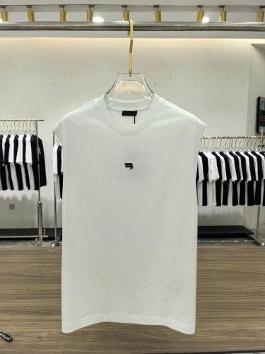 新品 Balenciaga 男士时装款圆领背心，贸易公司洋行货，高级限定款，25年春夏新品，明星级人气单品！ 客供埃及进口顶级面料，甄选尼罗河区域光照极好的上等