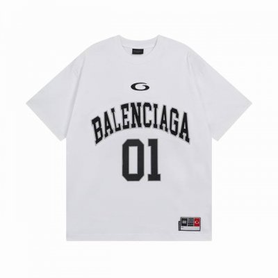 Balenciaga 巴黎世家2025 Ss 最新款篮球球服绣花印花短袖T恤 本市场No.1的质量 真正天花板品质 全部原版开发注意细节图 避免被盗图商家混发
