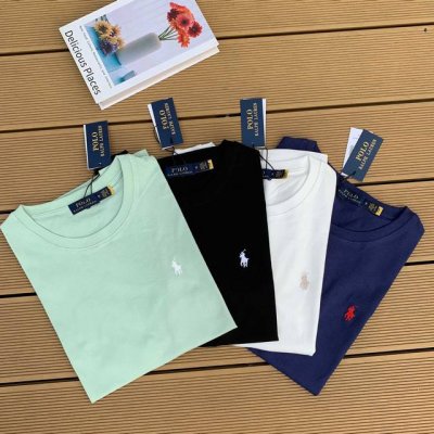 款号:L03 Ralph Lauren 拉夫劳伦2025春夏新款经典刺绣标系列小马刺绣纯棉T恤 青春活力的新配色，轻松打造一种简单利落的时尚风貌。胸前运用精巧细