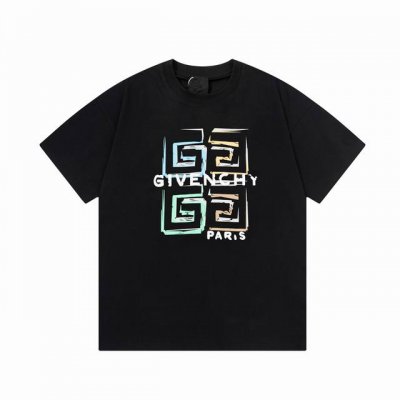 隔天到 Givenchy 纪梵希 彩色手绘字母～印花 Logo标识精致升级 原版面料 官方同款 短袖T恤 定制260克同缸染面料 手感非常舒服 春夏最新版本 颜