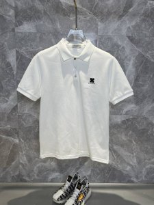 Givenchy纪梵希 2025春夏新款polo衫商务休闲翻领短袖T恤 精致合体的剪裁版型衬托出了极简主义的设计风格 把优雅风展露的一览无余 高克重260G纯棉