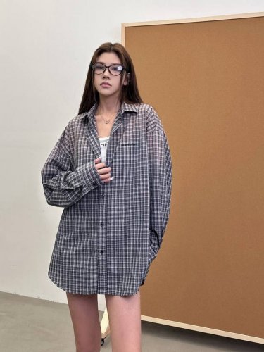 acne ｜ 新款衬衣，成衣洗水喷色吊磨工艺加经典刺绣标，100%棉，男女同款，尺码Sml