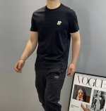Herme*爱马25S夏季新款圆领短袖.高版本推荐！胸前色彩小马绣花图腾，刺绣工艺.民族风绽放别样风格，图形整体更丰富，立体感更强.......客供190G丝光