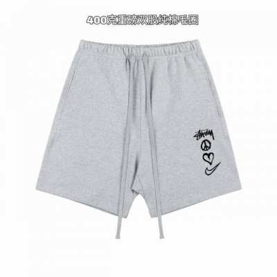 斯图西Stussy印花双股400克纯棉毛圈男女情侣款短裤 面料：独家定制面料采用400G纯棉毛圈面料市场找不到第二家，可以说一条短裤能穿5年毫不夸张，宽松版型