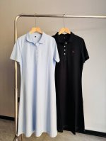原单剪标，意大利小帆船显瘦Polo连衣裙女夏季短袖休闲裙子 面料采用百分百纯棉珠地棉 跟柜子同步面料 复古学院大小姐Navigare意大利小帆船Polo连衣裙