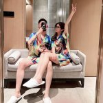 派家原创 新款上市 爆款火热潮王高端家居服套装 短袖短裤 男女同款 采用高定韩国丝面料 上身效果舒适 尺码M 3Xl 真丝产品切勿机洗 建议手洗或者洗衣袋洗