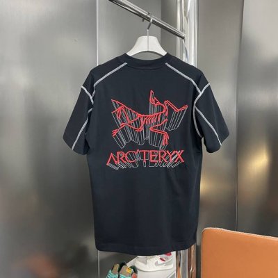 上新 纯原臻品 顶级原版复刻 Arctertx 始祖鸟2025新款Logo拉桨短袖T恤 高版本高品质原版面料 网红明星同款 定制32支双纱280克重棉 Logo