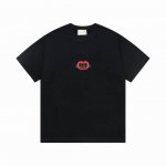 Gucci 上新 新款T上货 古奇标志印花图案 后幅反标设计 1:1高品质 百分百纯棉洗水处理 布料精梳紧密赛络纺 不缩水不变形 更舒适柔软 高克重手感更好 三