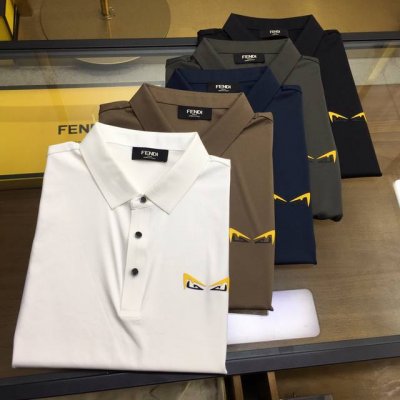 新品 Fend 高端Polo 2025Ss春夏新品 Go 时尚休闲翻领T恤，甄选优质天丝凉爽面料，无痕切割工艺，胸前密针精致Logo设计标识，客供订织五金辅料，