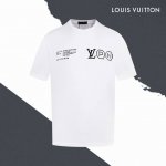 款号Sl85 Lv路易威登创意字母Logo人头印花圆领短袖 胶印印花 情侣同款 全套包装 三标齐全 区别市场通货 随意对比 纯棉280克高克重32支双纱 不起球