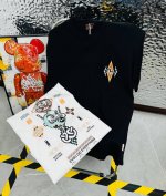 福神 带Nfc芯片识别高版本 Evisu 福神2025夏季新款印花休闲宽松情侣款 短袖T恤974 细节:版本一比一复刻，吊牌 领标 水洗 包装袋。水洗处有Nfc
