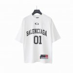 实拍细节图+尺码表 Balenciaga巴黎世家 Basketball 系列 01号球衣短袖T恤 原样购入开发 面料订制染色 做水洗预缩270G16支精梳紧密纺