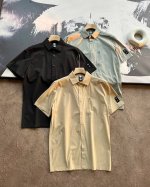 上新 1:1完美复刻 Descente 迪桑特 夏季新款高端商务透气速干科技面料户外polo开衫短袖 -面料:90%锦纶和10%氨纶混合亲肤透气面料 面料纤维遍