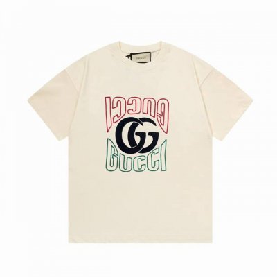 gucci古驰 2025春夏最新砖柜同步 时尚又个性 超级百搭 宽松版型男女都非常合适 人手必备款 工艺品 绣花 颜色: 黑色 杏色 码数：Xs、S、M、L 面