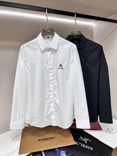 主推 Lp 独家专供春季新款时尚休闲衬衫，长袖刺绣衬衫。高级密针刺绣、高端欧版原单衬衫，透气舒适度高，细节无可挑剔，品牌元素设计理念，体现高品质。呈现休闲裁剪，