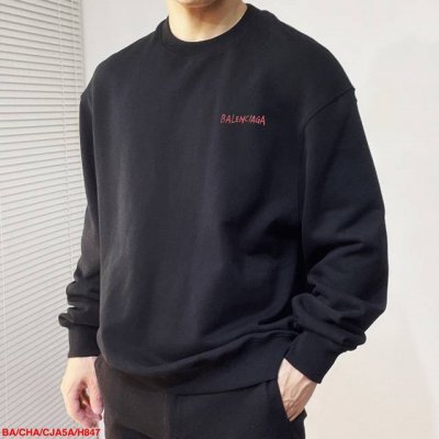 H847 Ba巴黎世家 25Ss新款潮流经典卫衣，精致裁剪，高品质工艺！采用定织定染纯棉面料420克左右纯棉卫衣面料！图案进口数码印花工艺，耐穿耐洗久穿不变型，