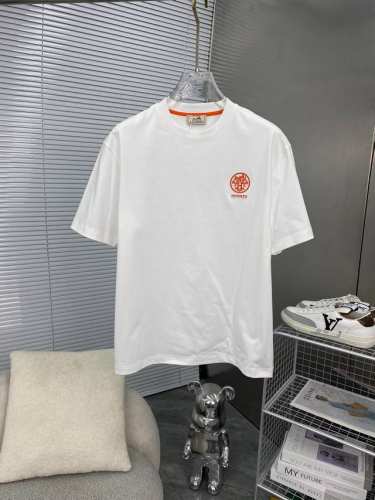 P230 Hermes爱马仕 2025Ss春夏高品质高克重索罗纳纯棉T恤，工艺品级别，重工工艺，尊享好货，车线做工符合精品要求，超级好搭配，品质及剪裁设计都堪称