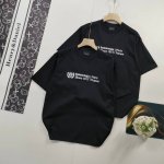 尺码Xs-L爆款推荐 balenciaga 巴黎世家2025 Ss 前面麦穗剪刀徽章刺绣短袖T恤 本市场No.1的质量 真正天花板品质 全部原版开发注意细节图