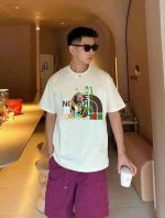 古驰 25Ss 大师亲手设计潮牌新品印花圆领短袖T恤 春夏最新砖柜同步 Os落肩版型 280克重全棉 时尚又个性 超级百搭好看的一款 男女都非常合适 人手必备款